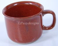 Taylor NG DRIPWARE RUST BROWN Coffee Mug Japan